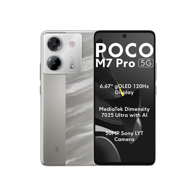 گوشی موبایل شیائومی مدل Poco M7 Pro 5G دو سیم کارت ظرفیت 512 گیگابایت و رم 12 گیگابایت