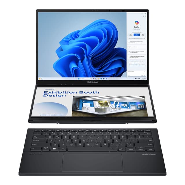 لپ‌تاپ 14 اینچی ایسوس مدل Zenbook DUO UX8406CA Core Ultra9 285H  32GB  LPDDR5X 2TB SSD-Dual WUXGA OLED Touch 60Hz-W