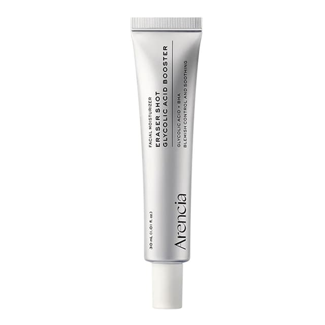 کرم مغذی صورت آرنسیا مدل Eraser Shot Glycolic Acid Booster مناسب برای انواع پوست 