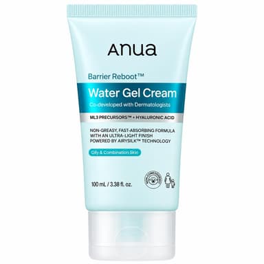 واتر ژل آبرسان صورت و بدن آنوا مدل Water Gel مناسب پوست چرب و مختلط حجم 100 میلی لیتر