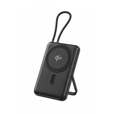 پاوربانک کیو سی وای مدل PBW10C Qi2 Magnetic ظرفیت 10000 میلی آمپر ساعت 25w